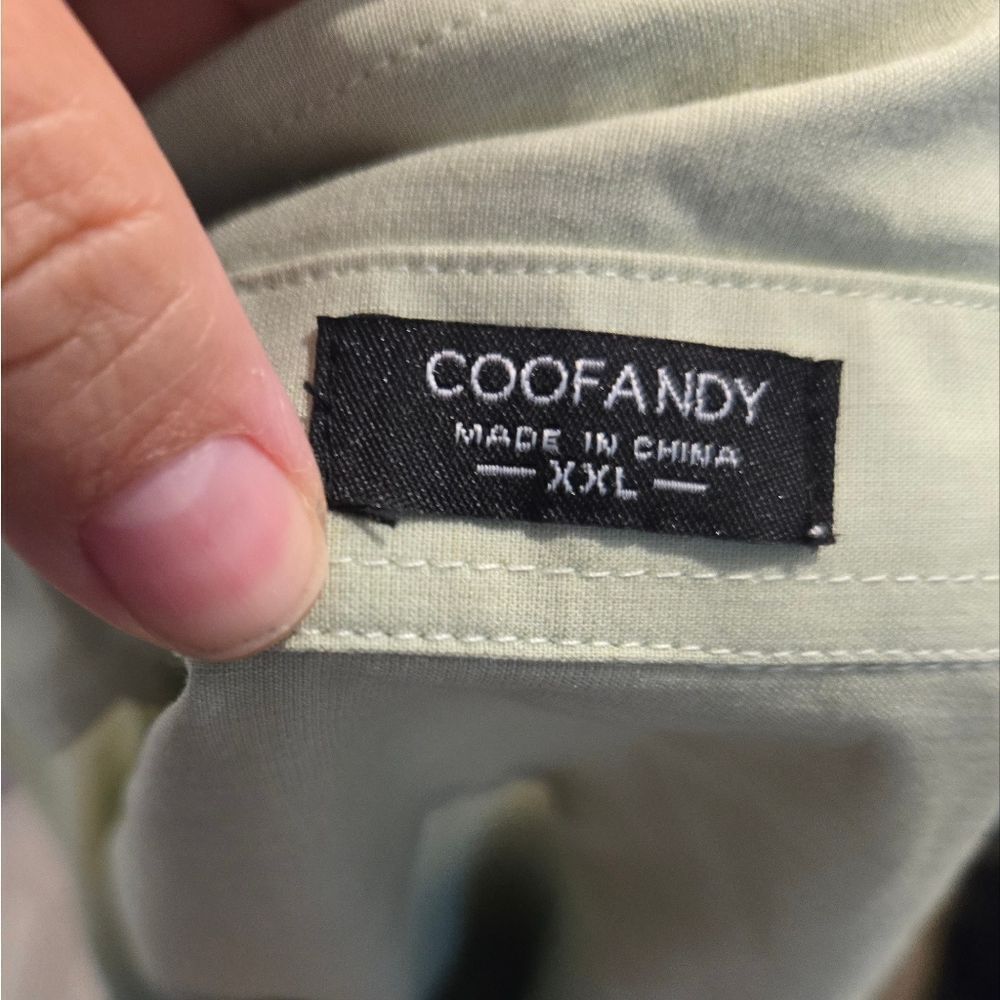 Coofandy embroidered Guayabera long sleeve sz 2xl - Picture 4 of 12